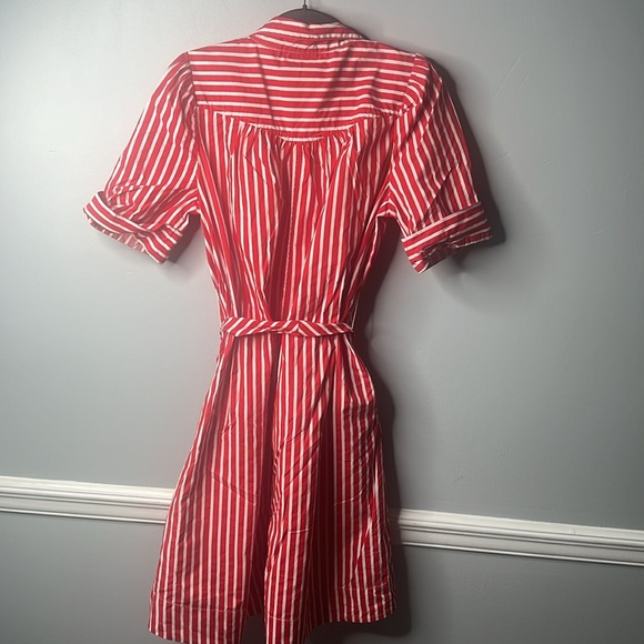 Anthropologie Maeve Kiana Striped Shirt Dress Size XS - Picture 3 of 9